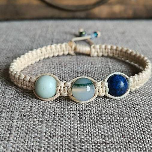 Capricorn (Lapis Lazuli, Agate, Amazonite) - Marole