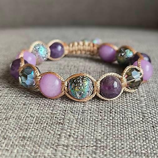 Amethyst Essence - Mineral Bracelet (Amethyst, Lava Stone) - Marole