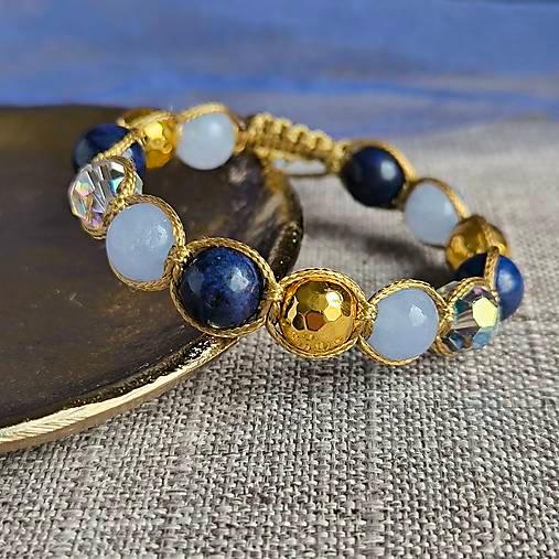 Royal Blue - Mineral Bracelet (Lapis Lazuli, Aquamarine, Hematite) - Marole