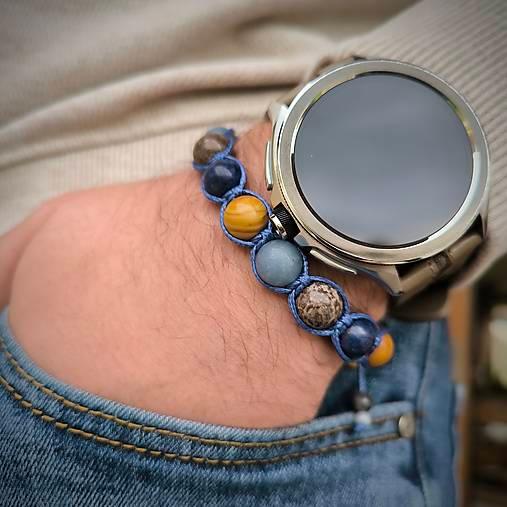 Nautical - Mineral Bracelet (Jasper, Lapis Lazuli, Aventurine, Obsidian) - Marole
