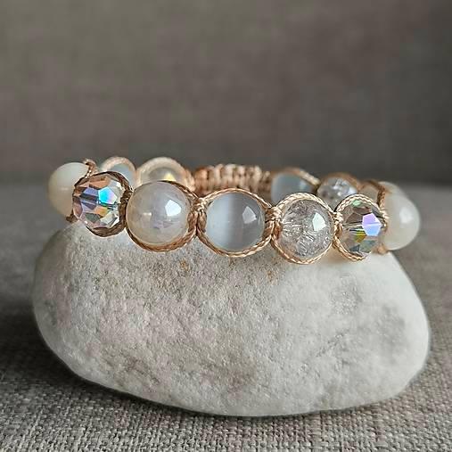 Clarence - Mineral Bracelet (Cat's Eye, Agate, Angelite, Crystal) - Marole