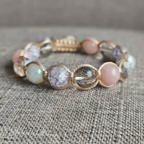 Queen - Mineral Bracelet (Crystal, Jadeite, Agate) - Marole