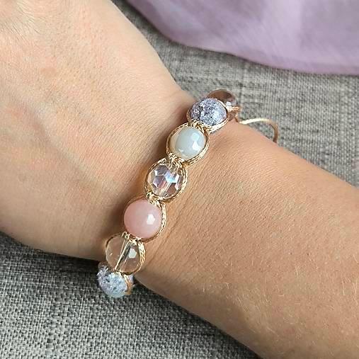 Queen - Mineral Bracelet (Crystal, Jadeite, Agate) - Marole