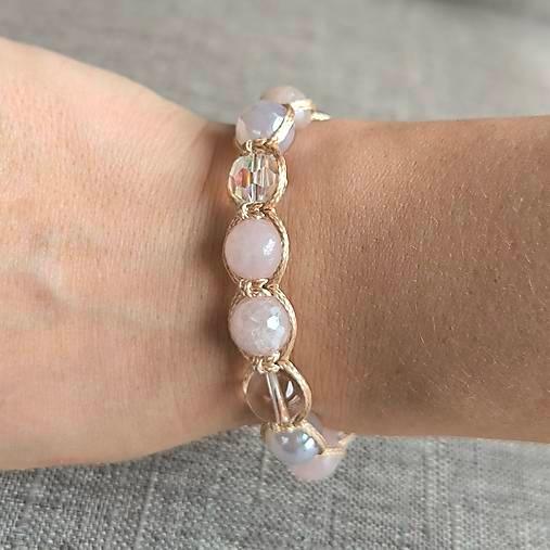 Mery Rose - Mineral Bracelet (Rose Quartz, Agate, Crystal) - Marole
