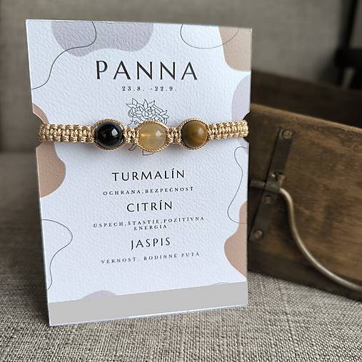 Panna (Turmalín, Citrín, Jaspis)