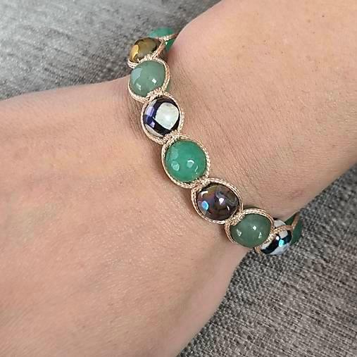 Green Peace - Mineral Bracelet (Aventurine, Jadeite, Agate) - Marole