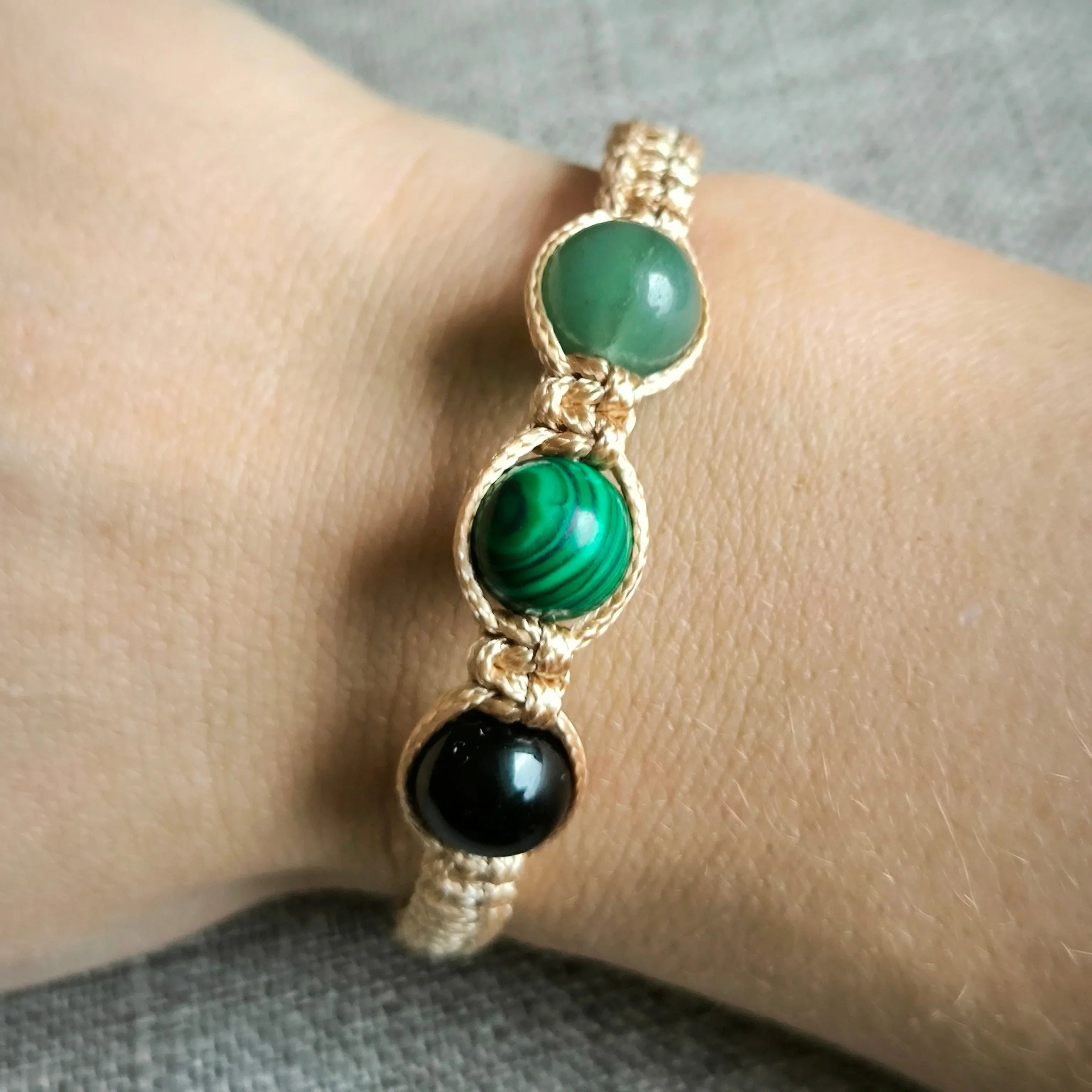 Taurus (Agate, Malachite, Aventurine) - Marole