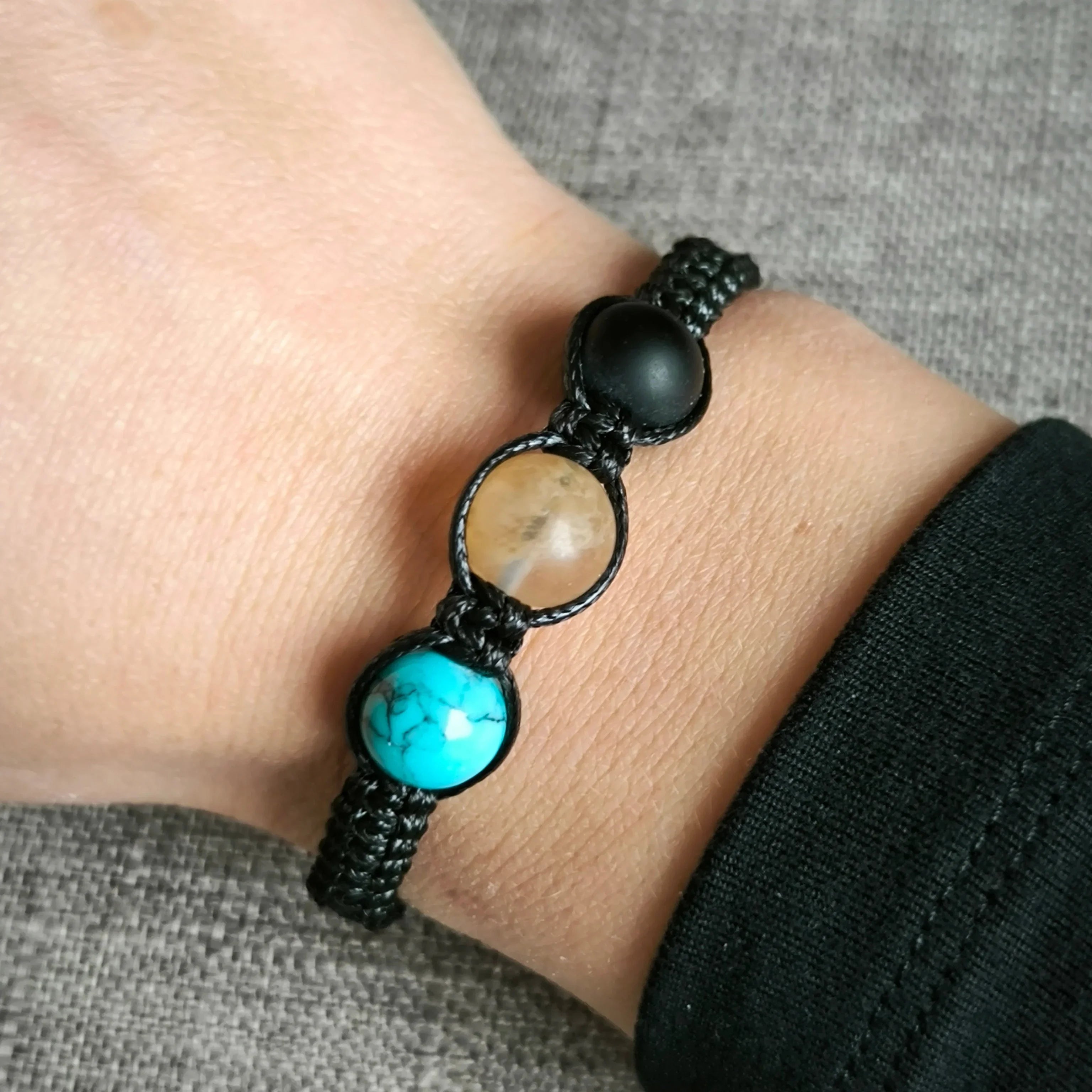 Cancer (Howlite, Citrine, Onyx) - Marole