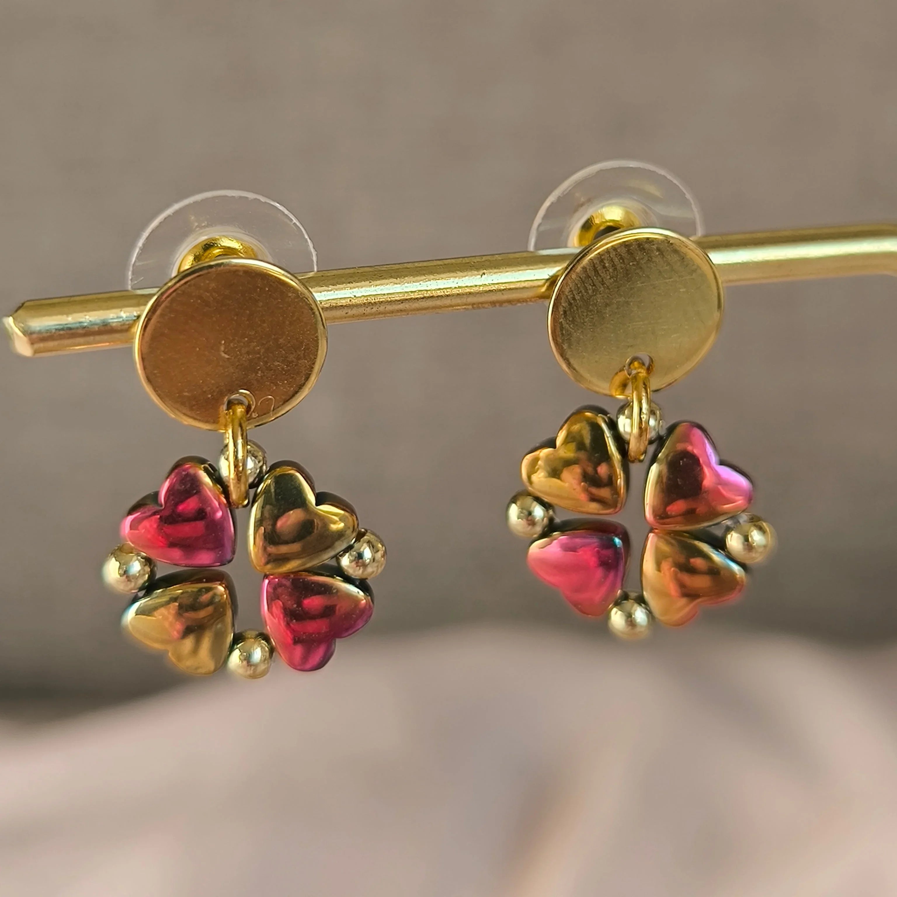 Mineral earrings (Hematite) - Marole