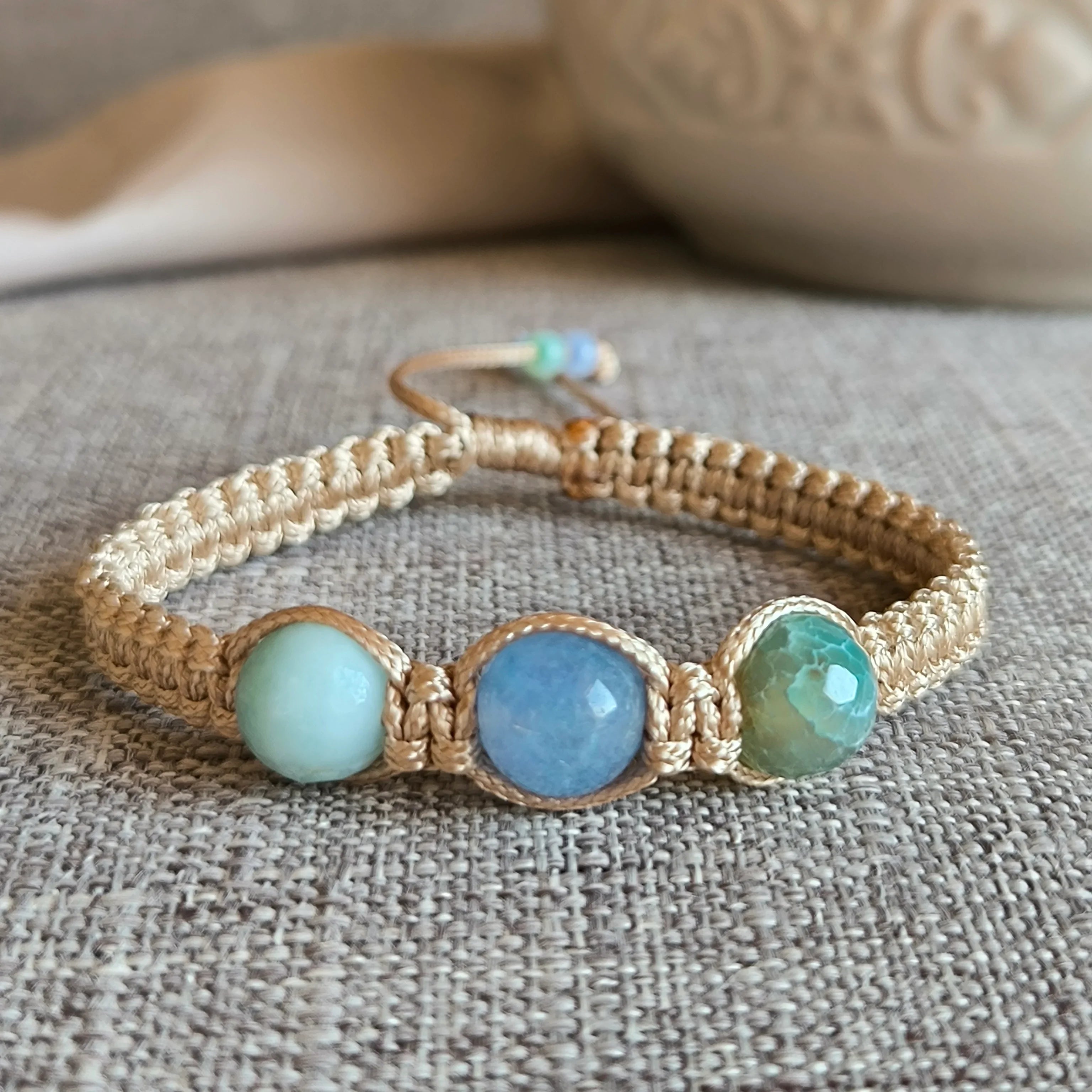 Aquarius (Amazonite, Aquamarine, Agate) - Marole