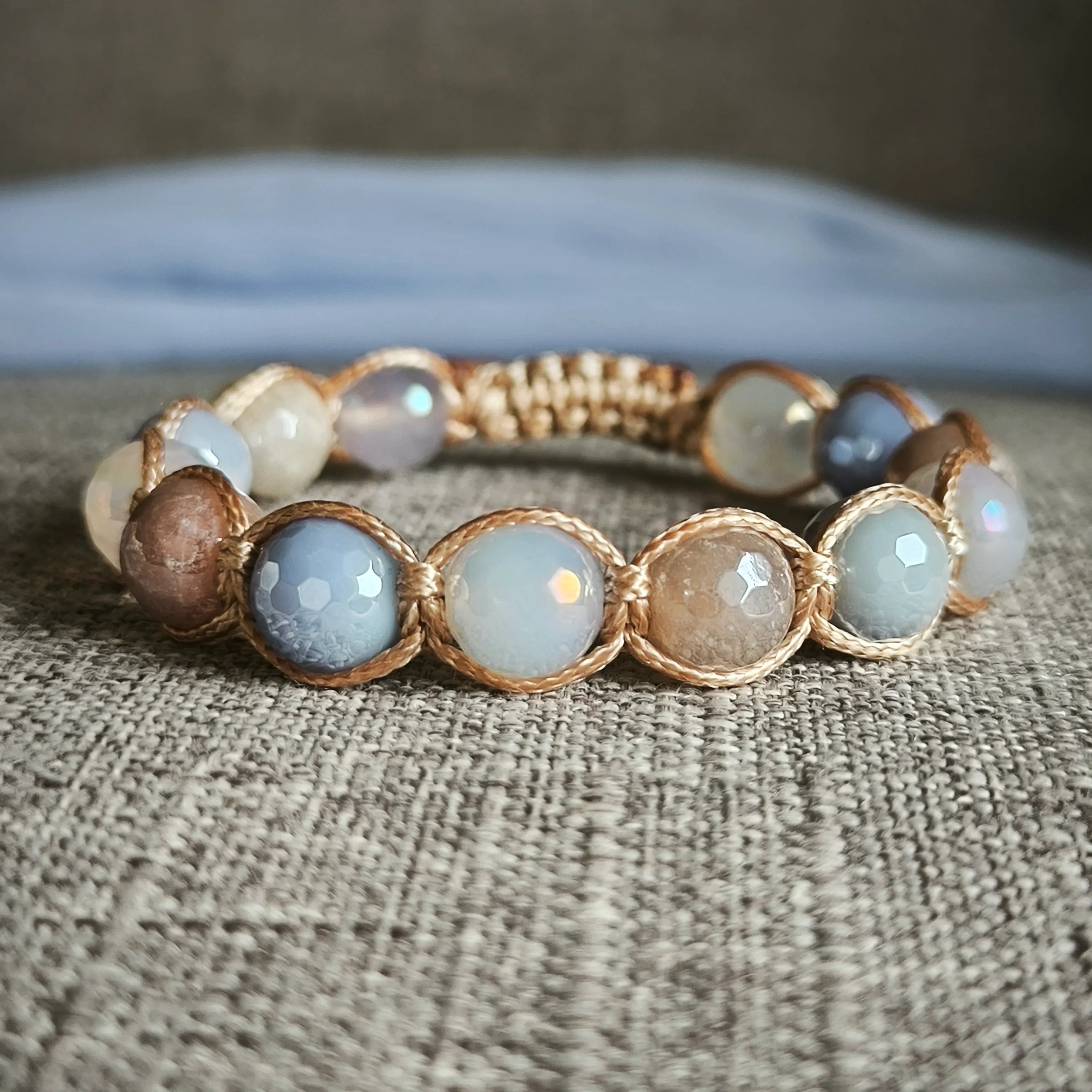 Merci - Mineral bracelet (Agate, Aventurine) - Marole