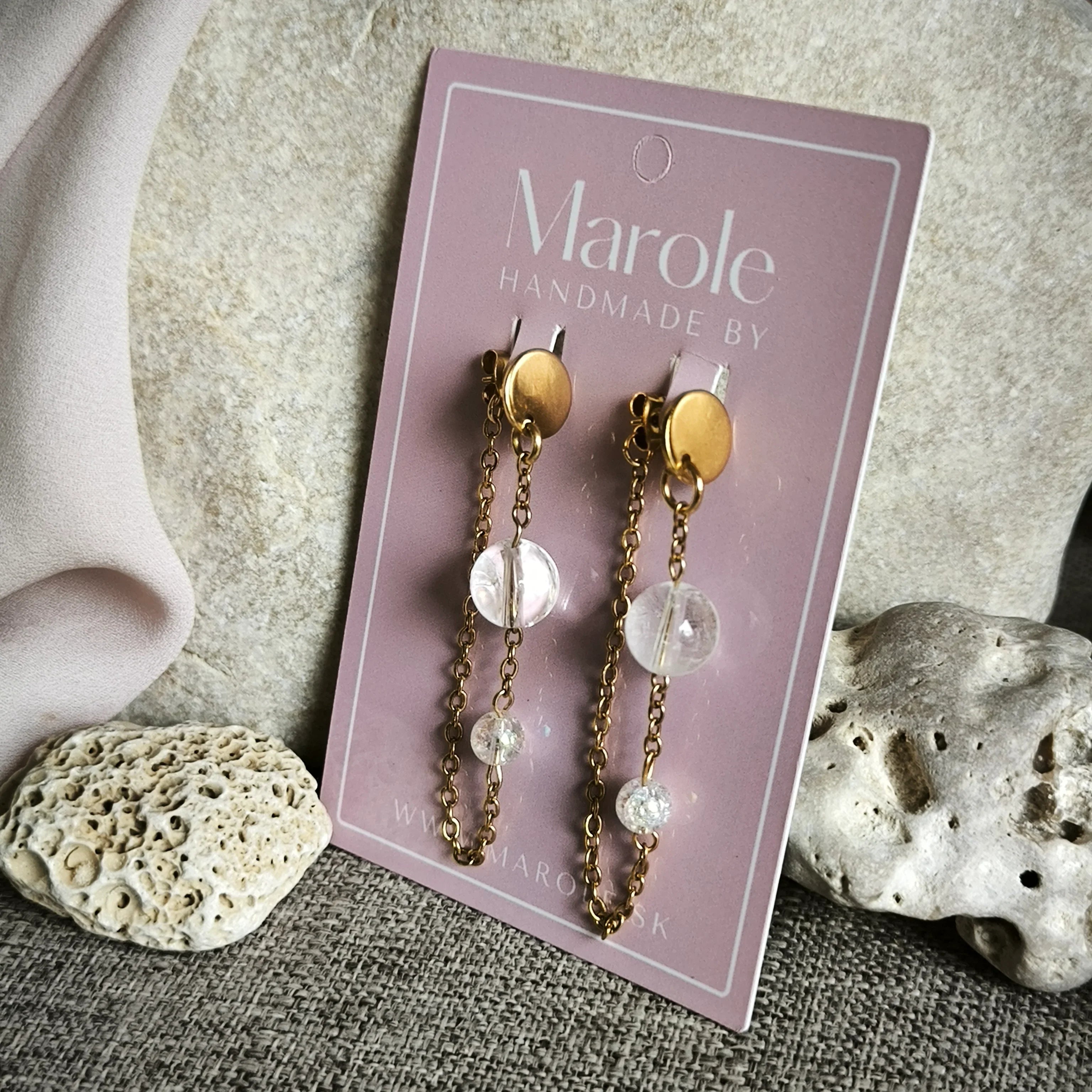 Mineral Earrings (Crystal) - Marole