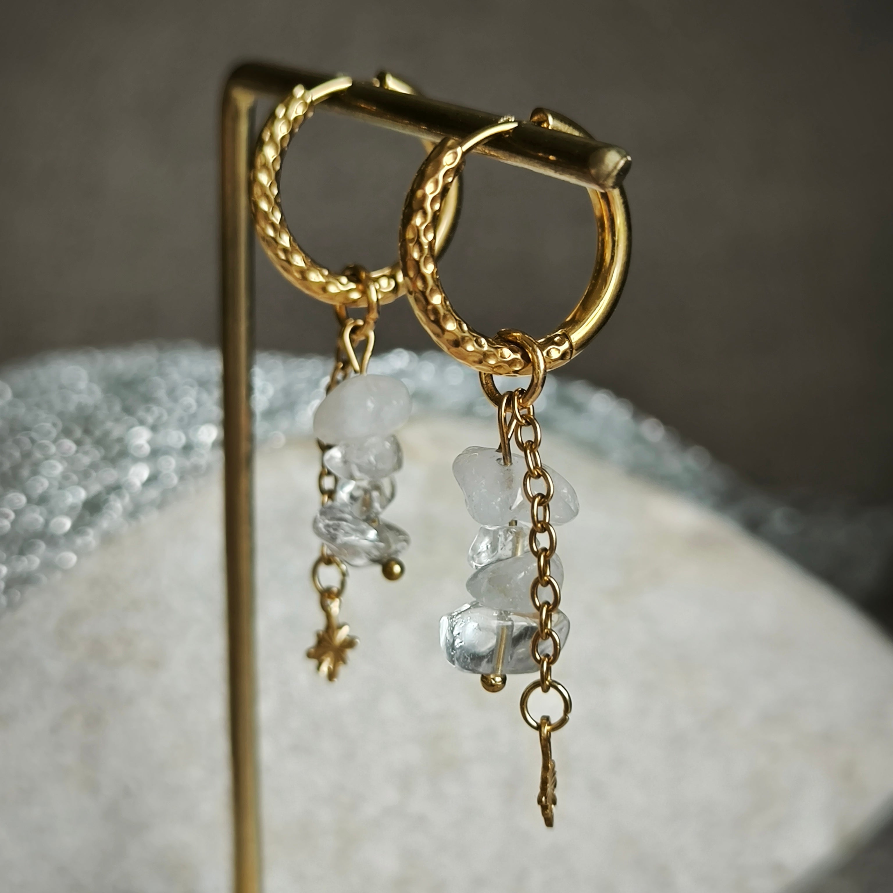 Mineral earrings (Crystal)