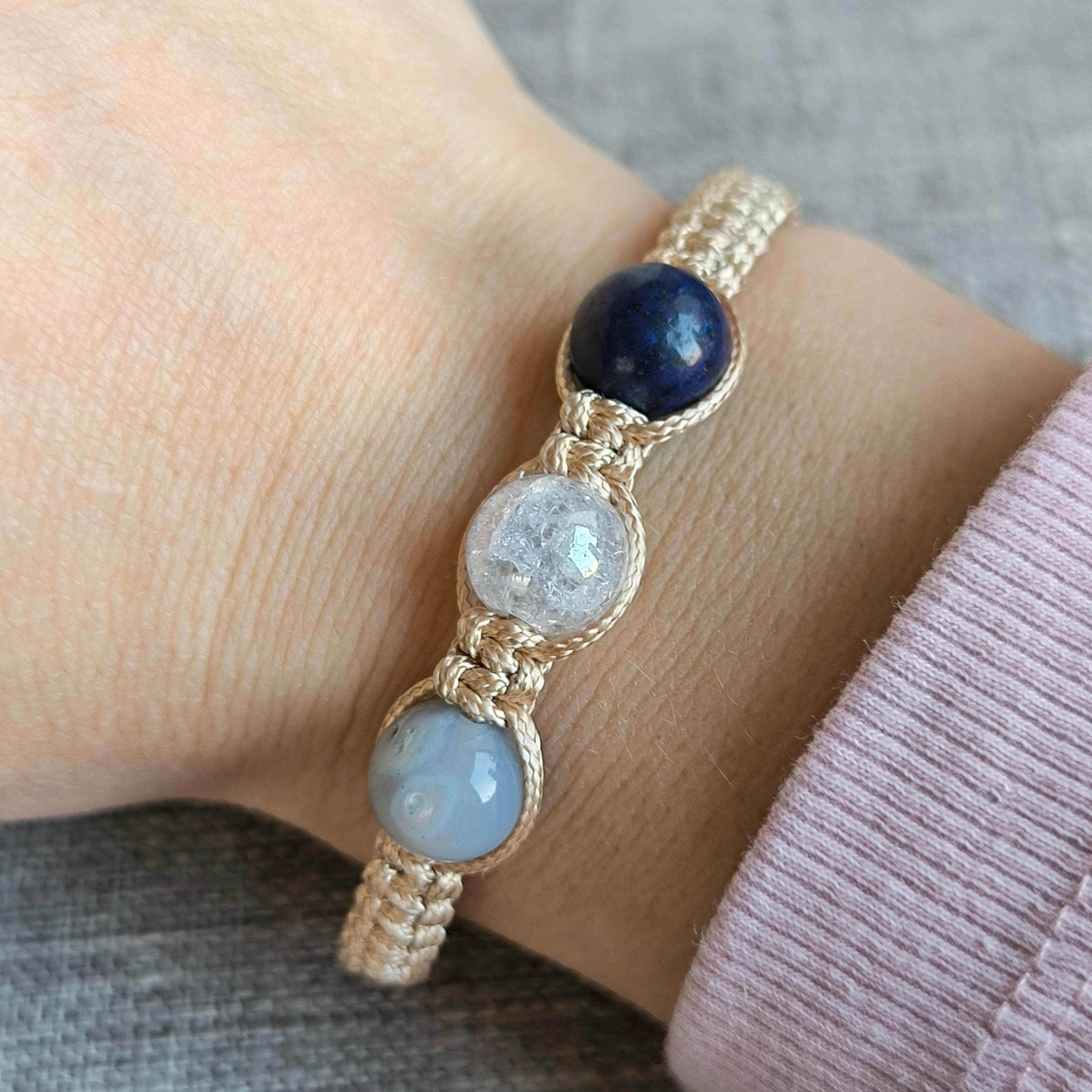 Capricorn (Lapis Lazuli, Cristal, Agat)