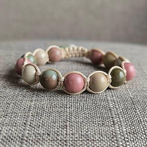 Crayon - Mineralienarmband (Rhodonit, Achat) - Marole