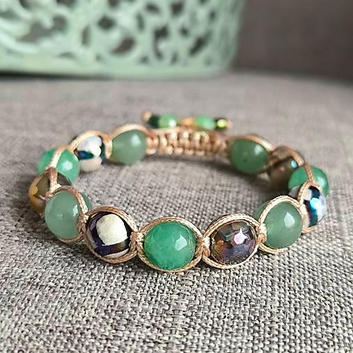 Green Peace – Mineralienarmband (Aventurin, Jadeit, Achat) – Marole