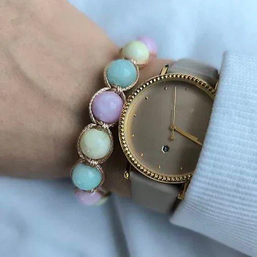 Macaron - Mineralienarmband (Jadeit) - Marole