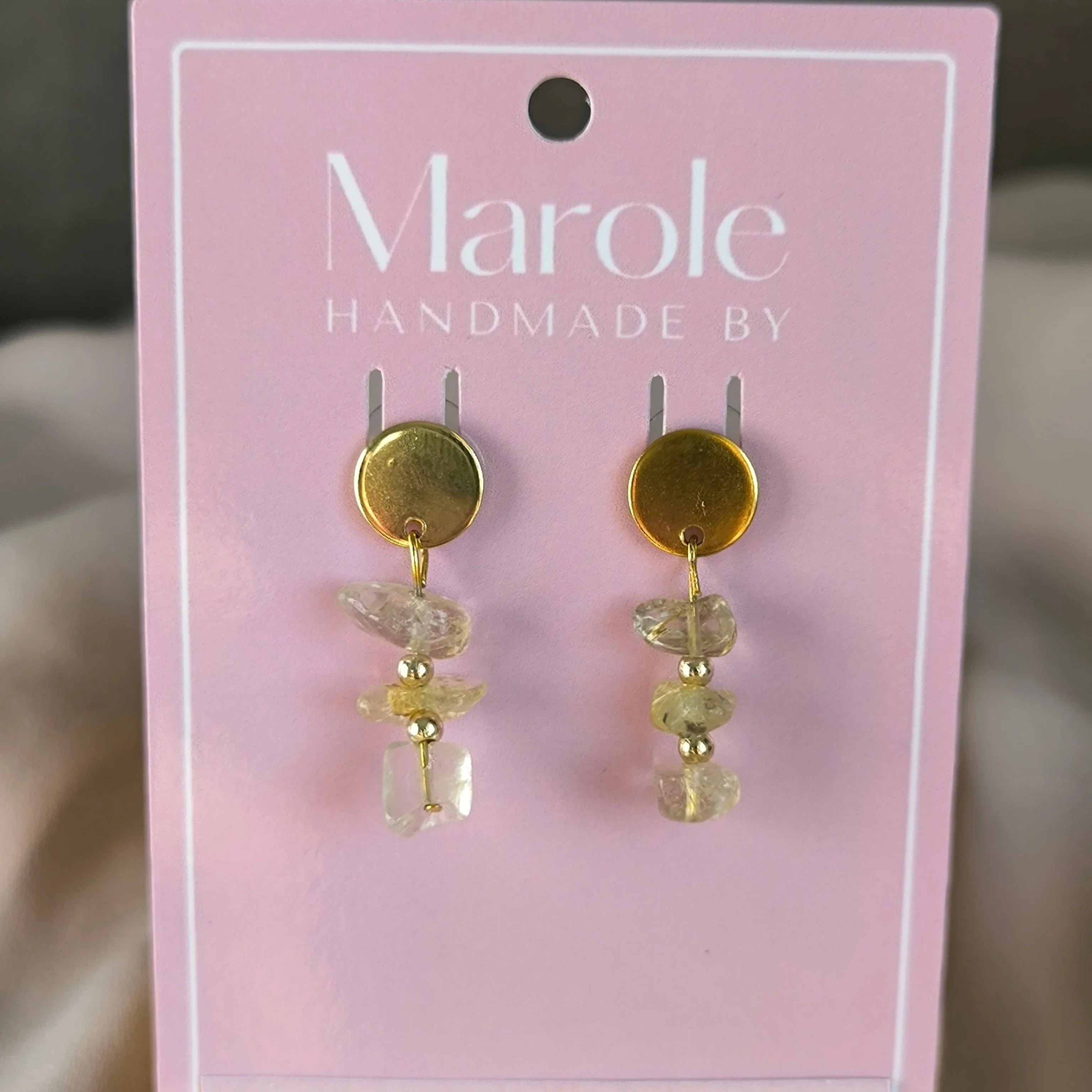 Mineral Earrings (Crystal) - Marole