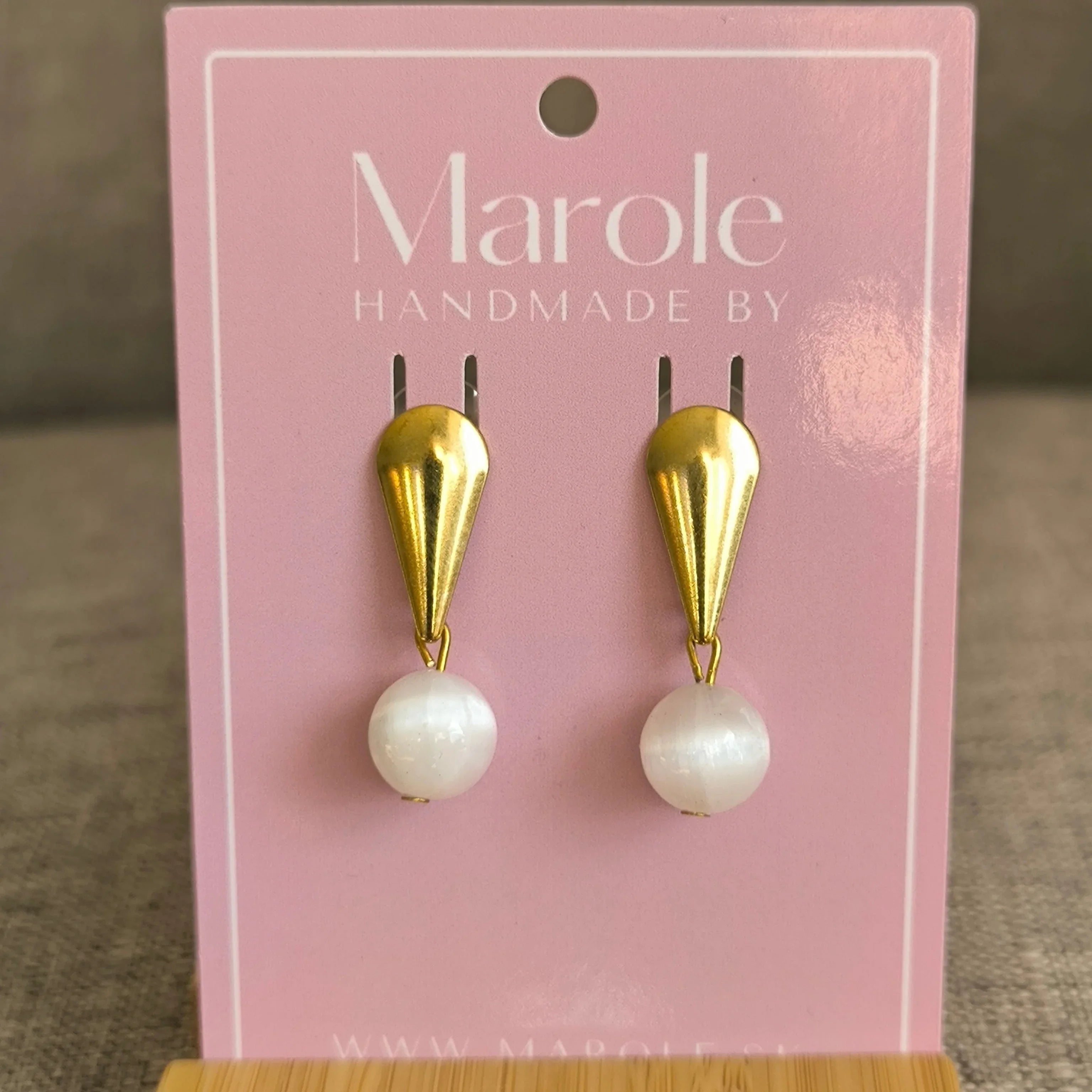 Cercei minerali (Selenit) - Marole