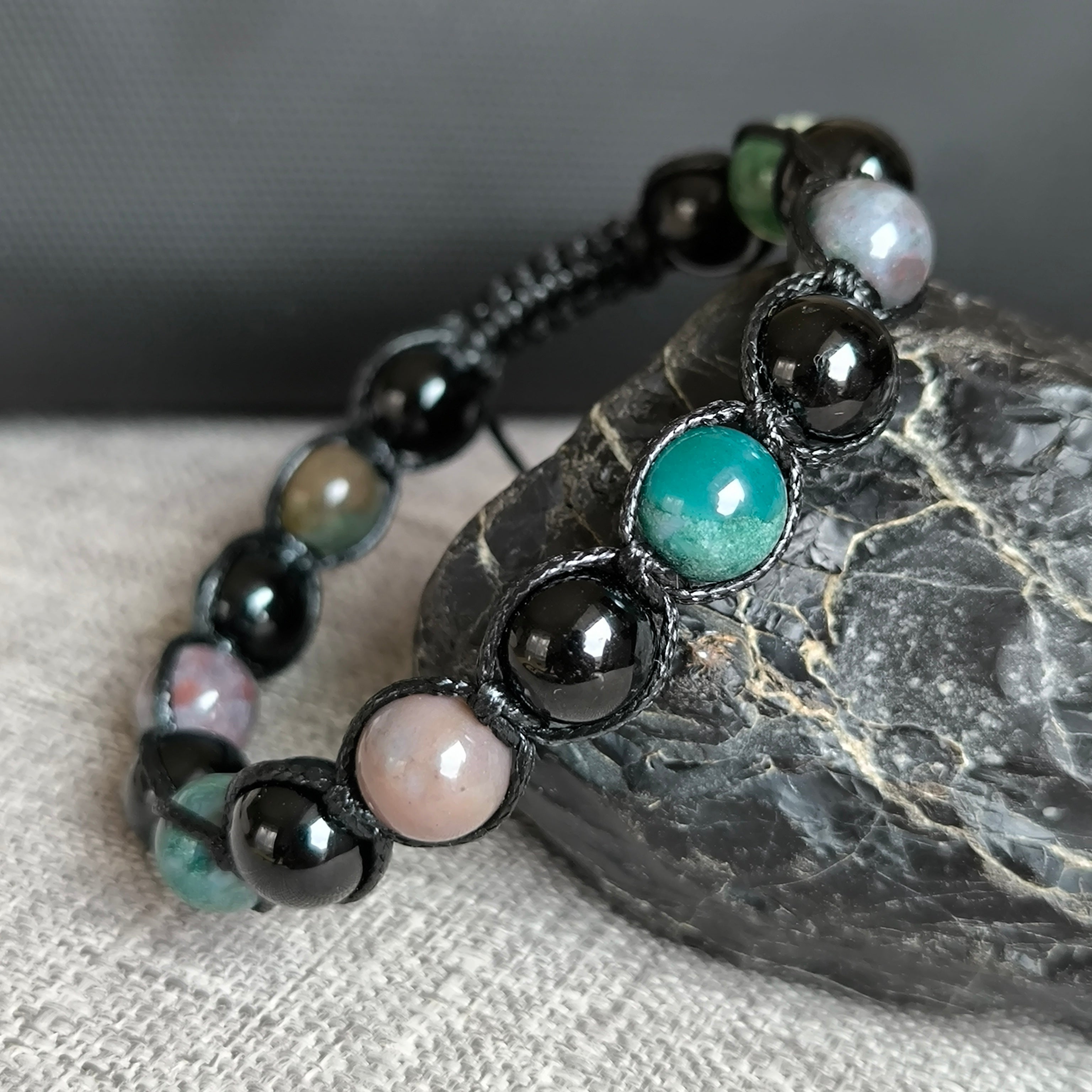 Ripley - Náramok z minerálov (Turmalín, Achát) - Marole