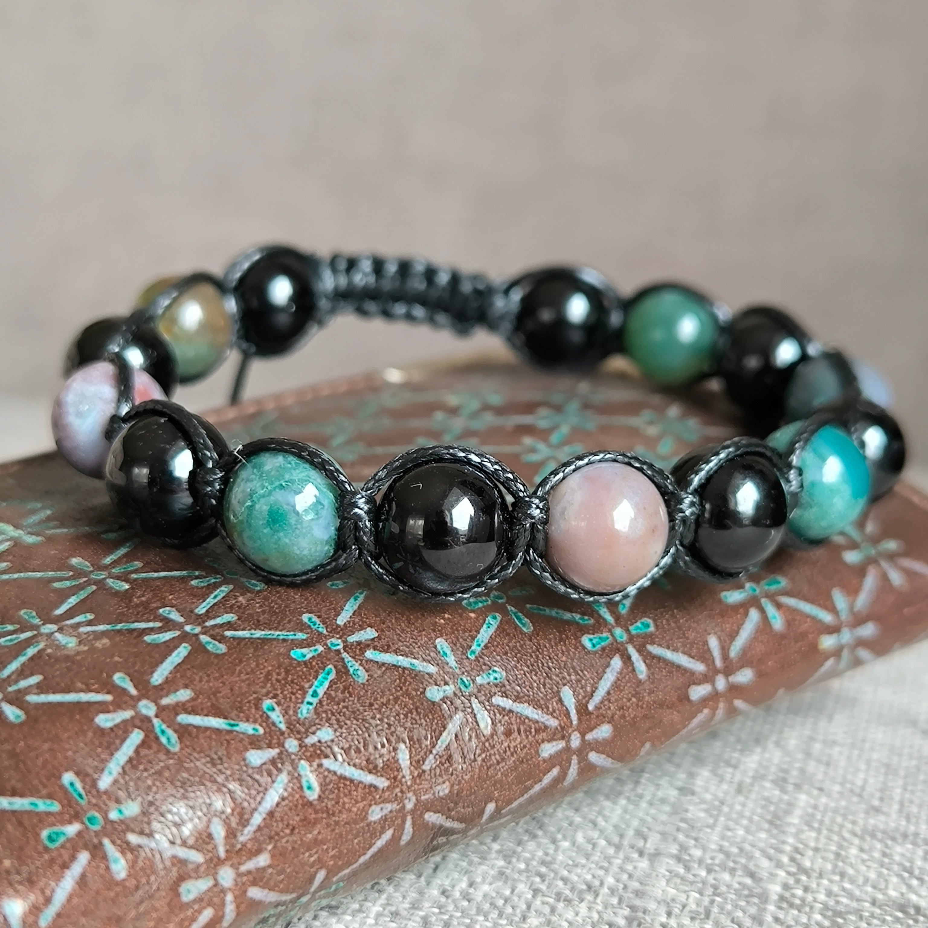 Ripley - Náramok z minerálov (Turmalín, Achát) - Marole