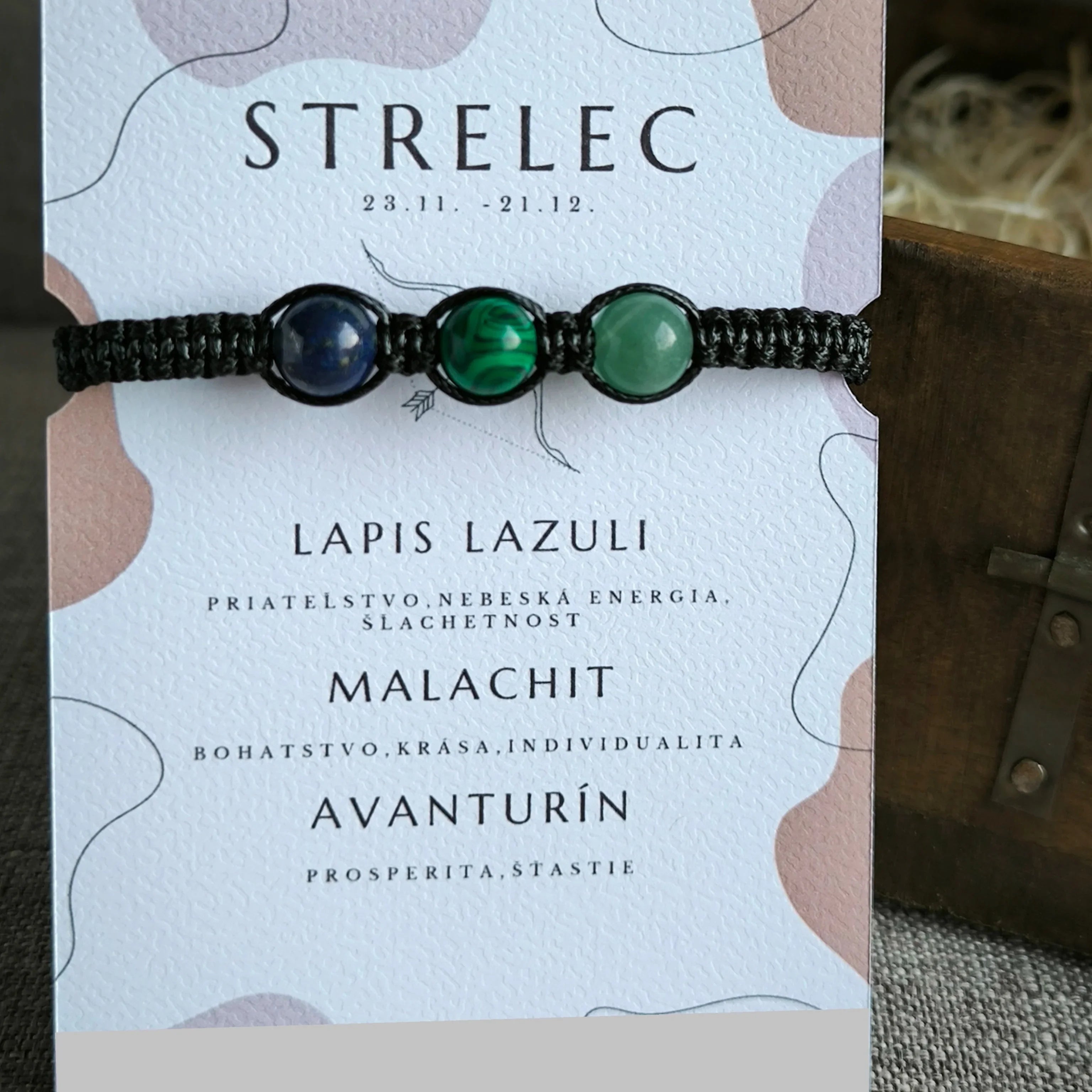 Săgetător (Lapis Lazuli, Malachit, Aventurine) - Marole