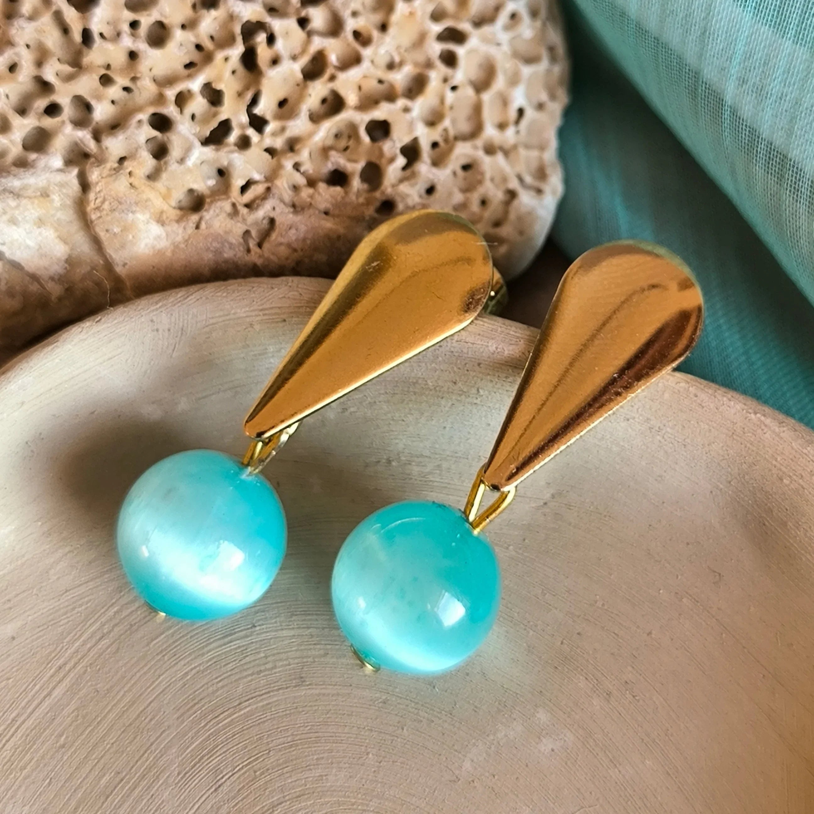 Náušnice z minerálov - Marole