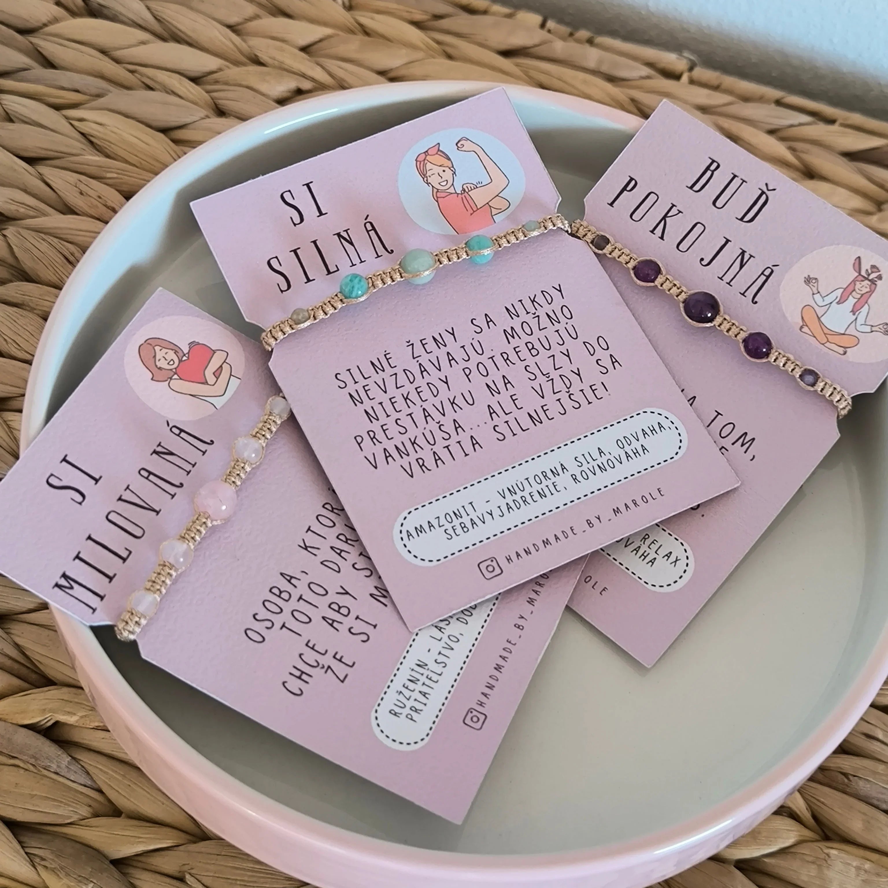 Náramky s posolstvom - Marole