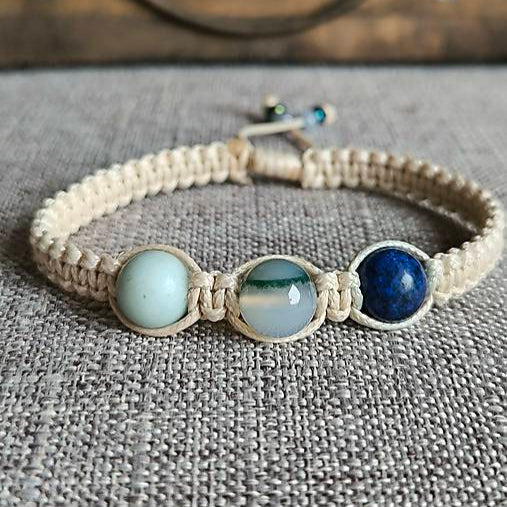Kozorožec (Lapis Lazuli, Achát, Amazonit)