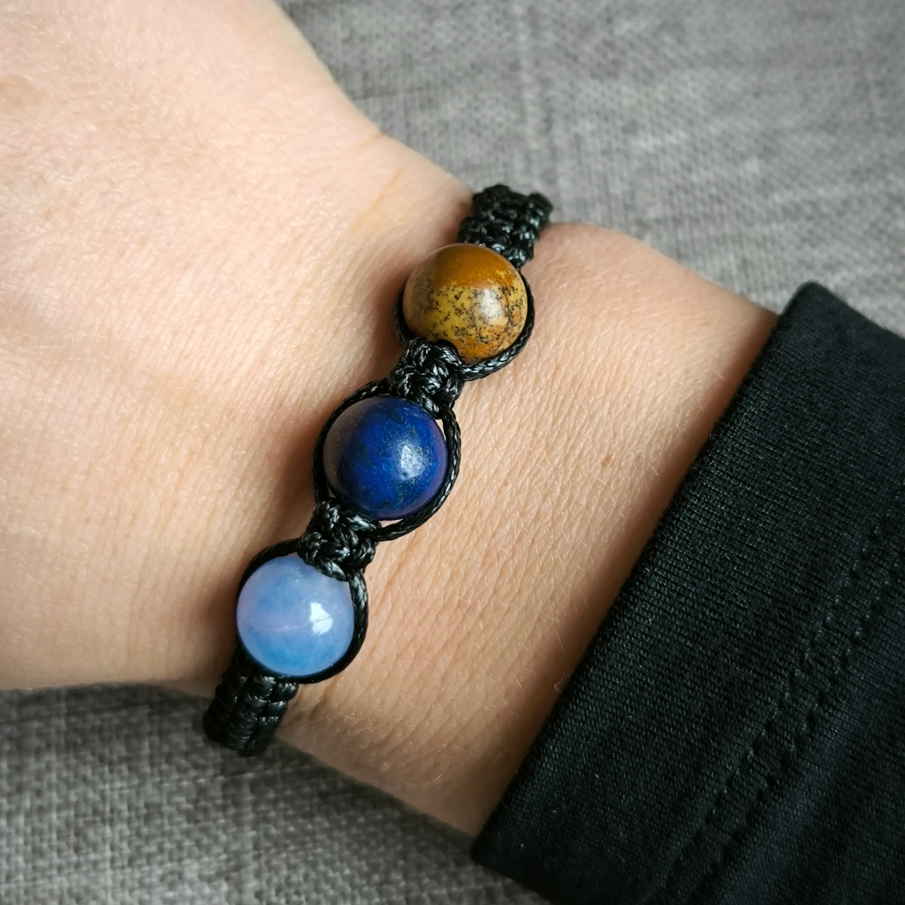 Ryby (Jaspis, Lapis Lazuli, Akvamarín)