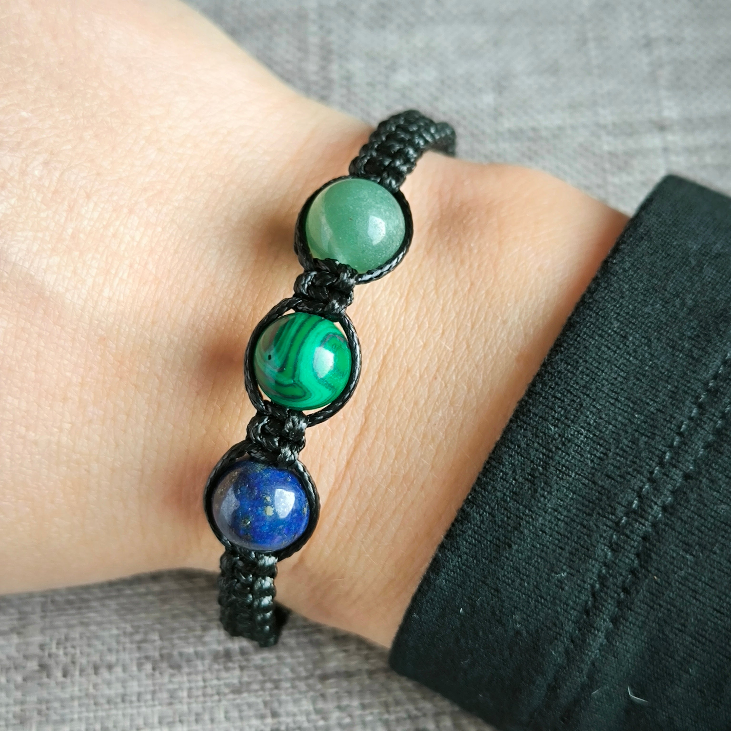 Strelec (Lapis Lazuli, Malachit, Avanturín)