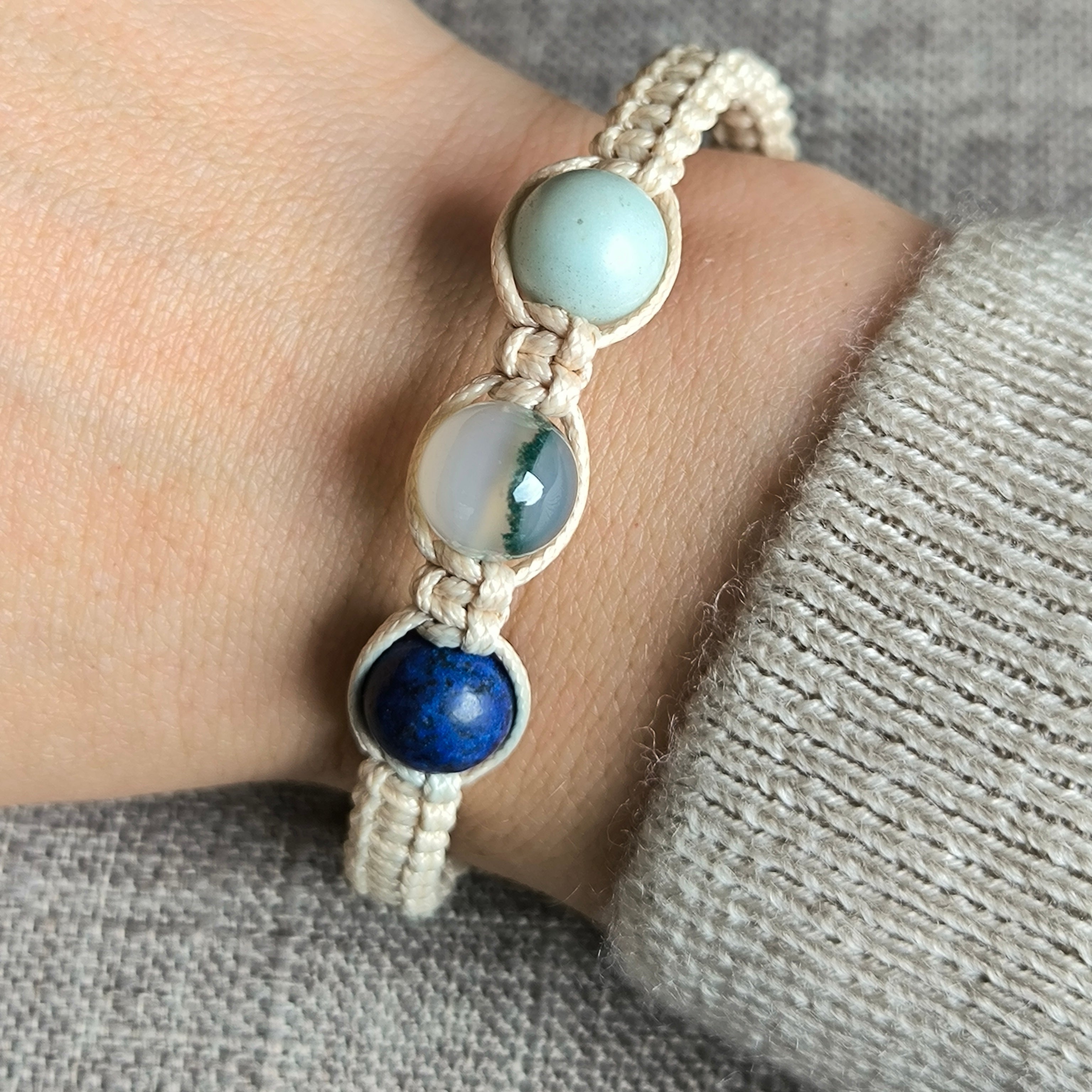 Kozorožec (Lapis Lazuli, Achát, Amazonit)