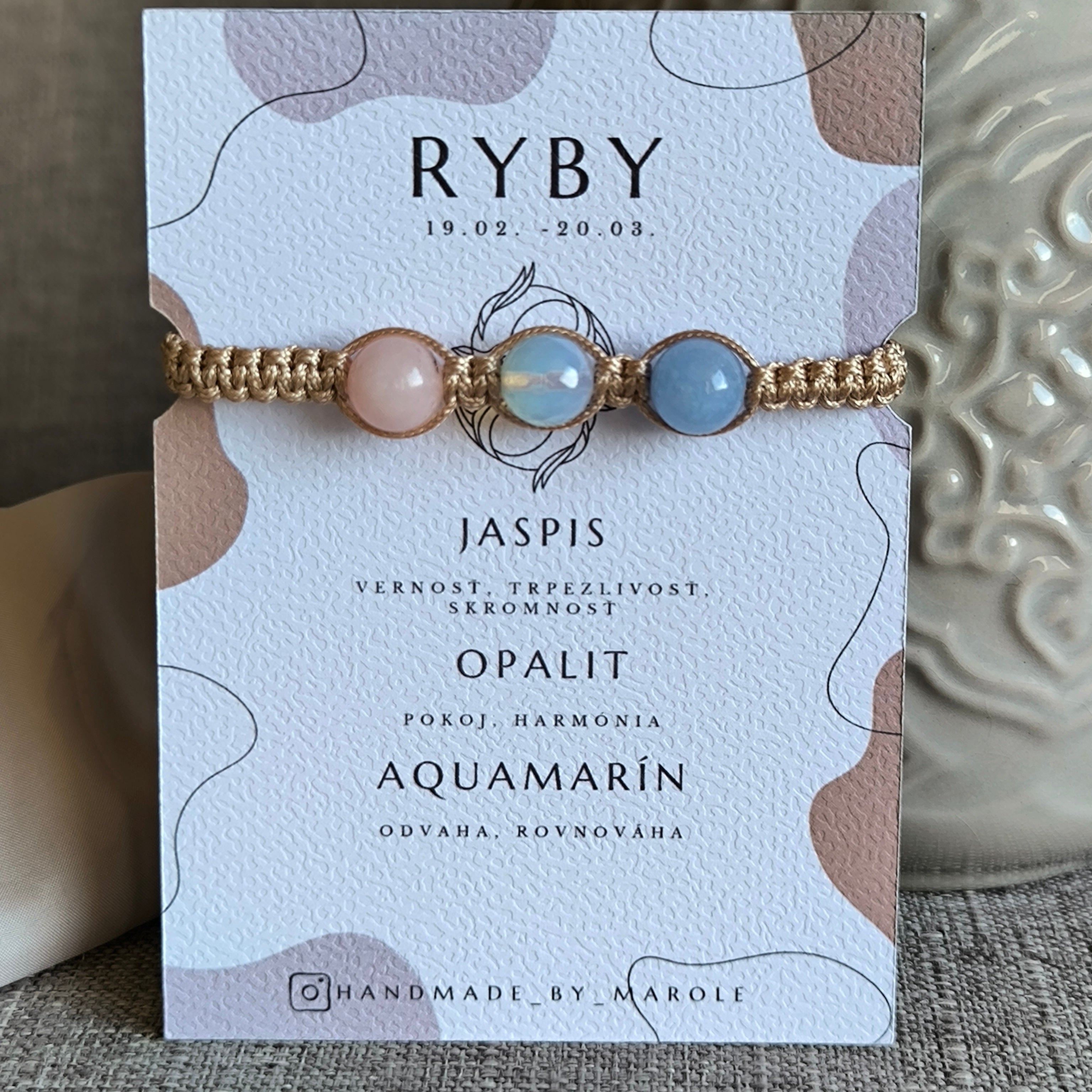 Ryby (Jaspis, Opalit, Akvamarín)