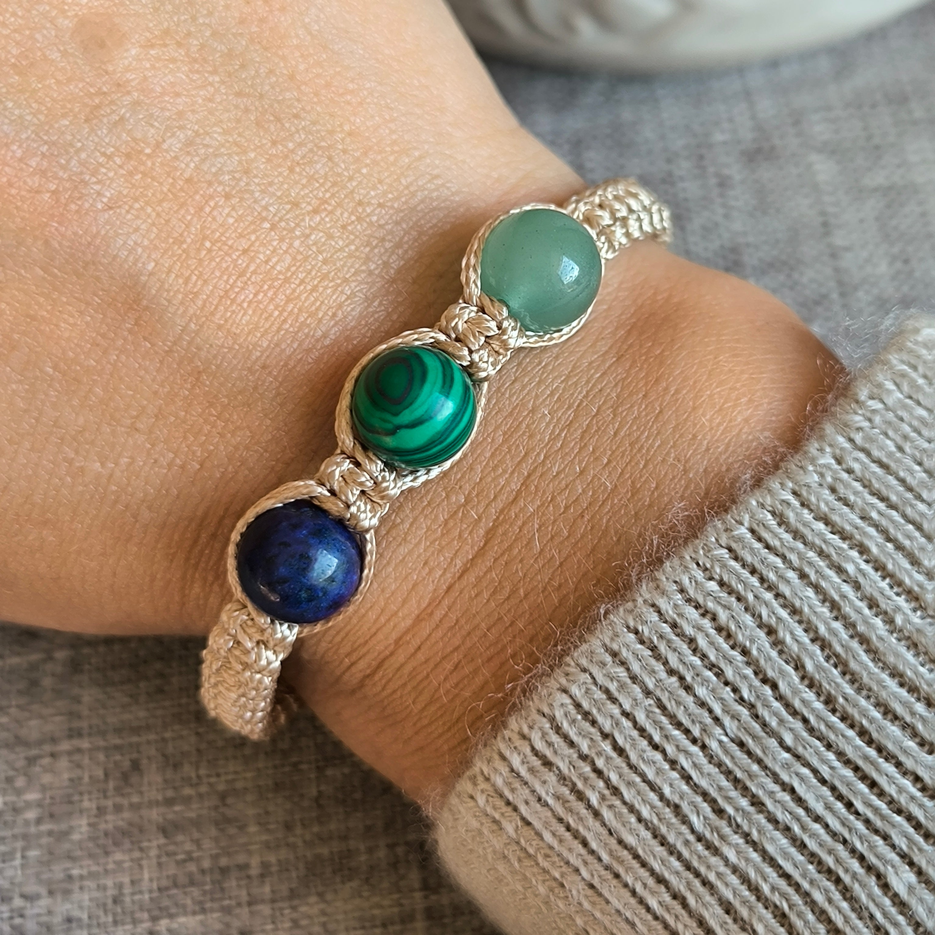 Strelec (Lapis Lazuli, Malachit, Avanturín)