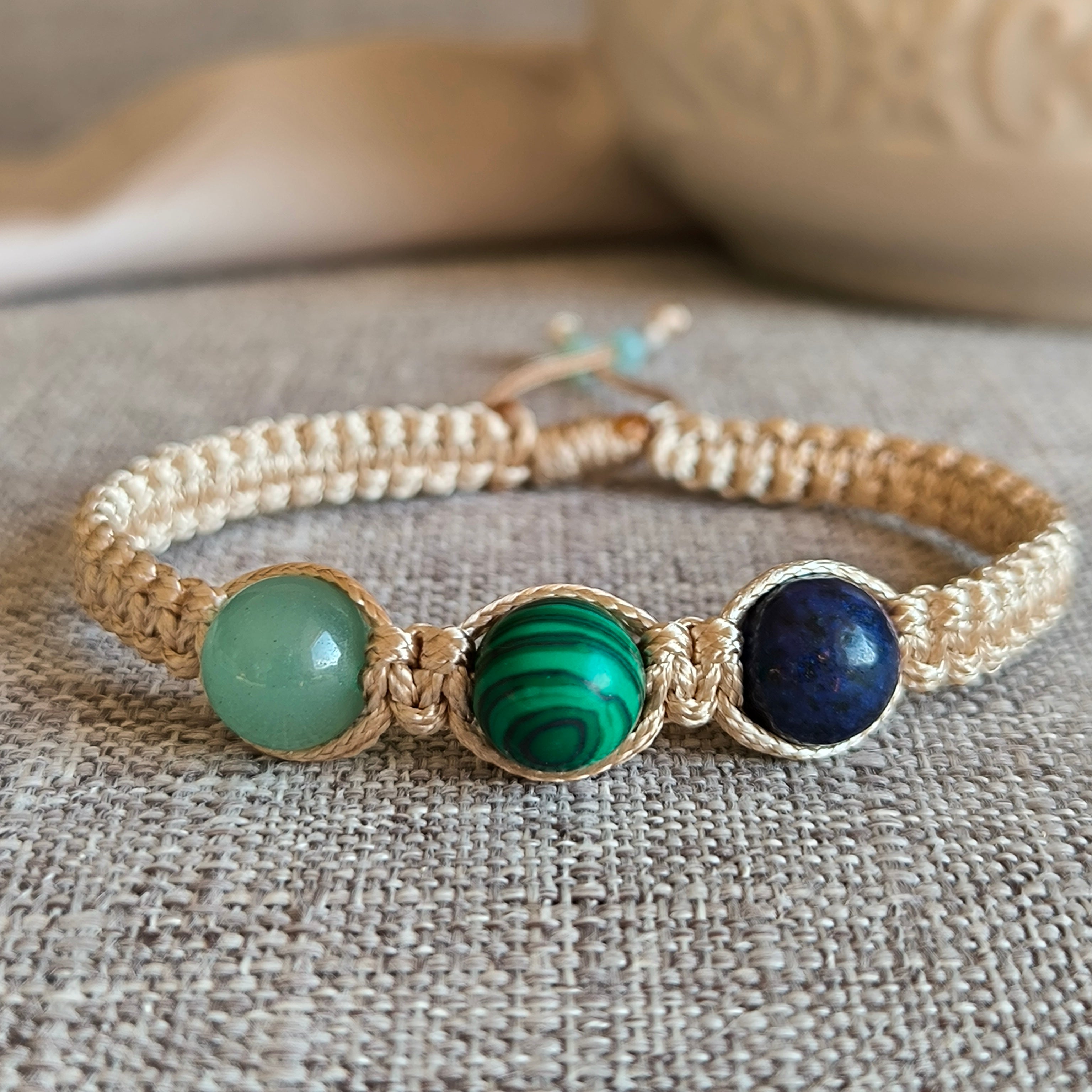 Strelec (Lapis Lazuli, Malachit, Avanturín)