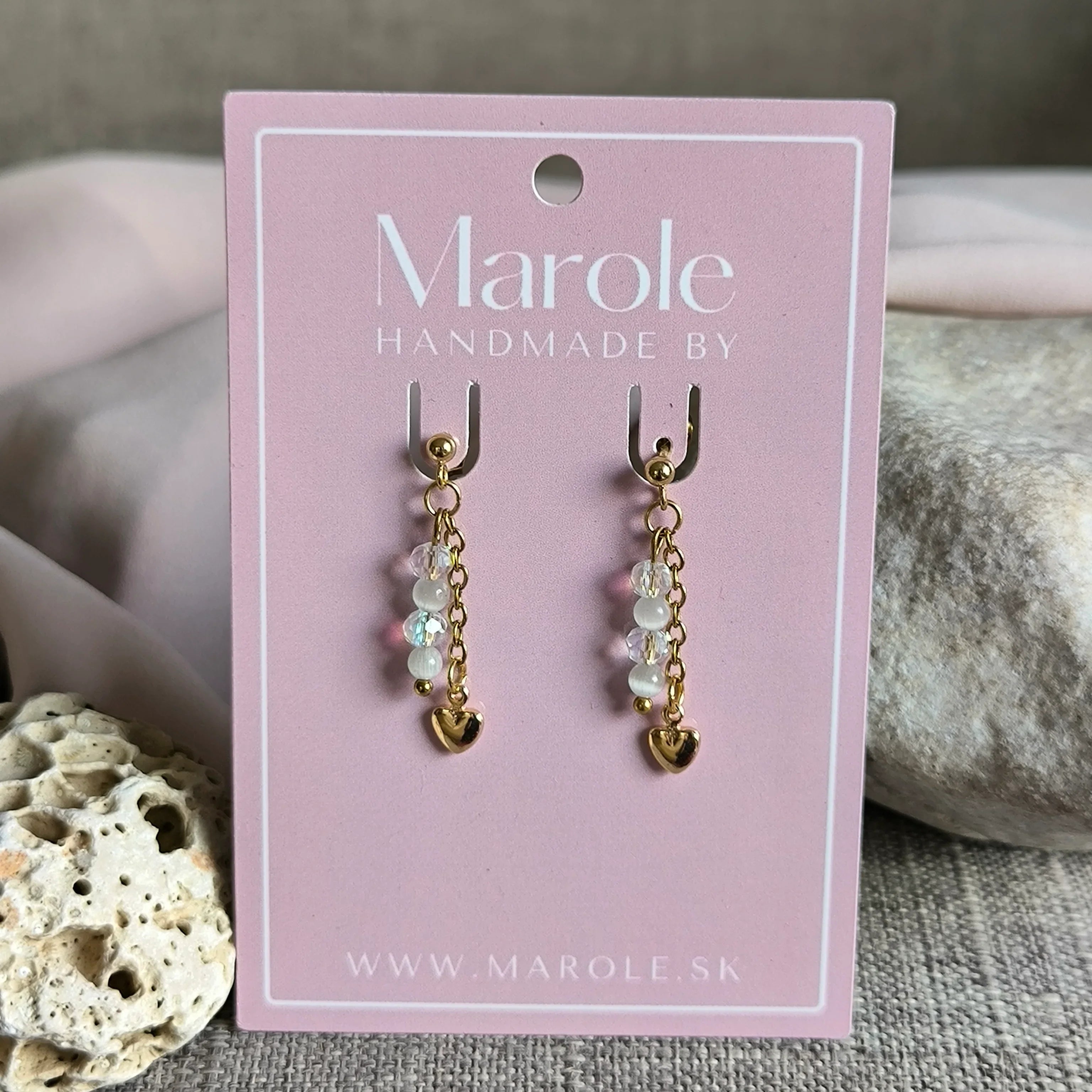 Mineral earrings (Cat's eye) - Marole