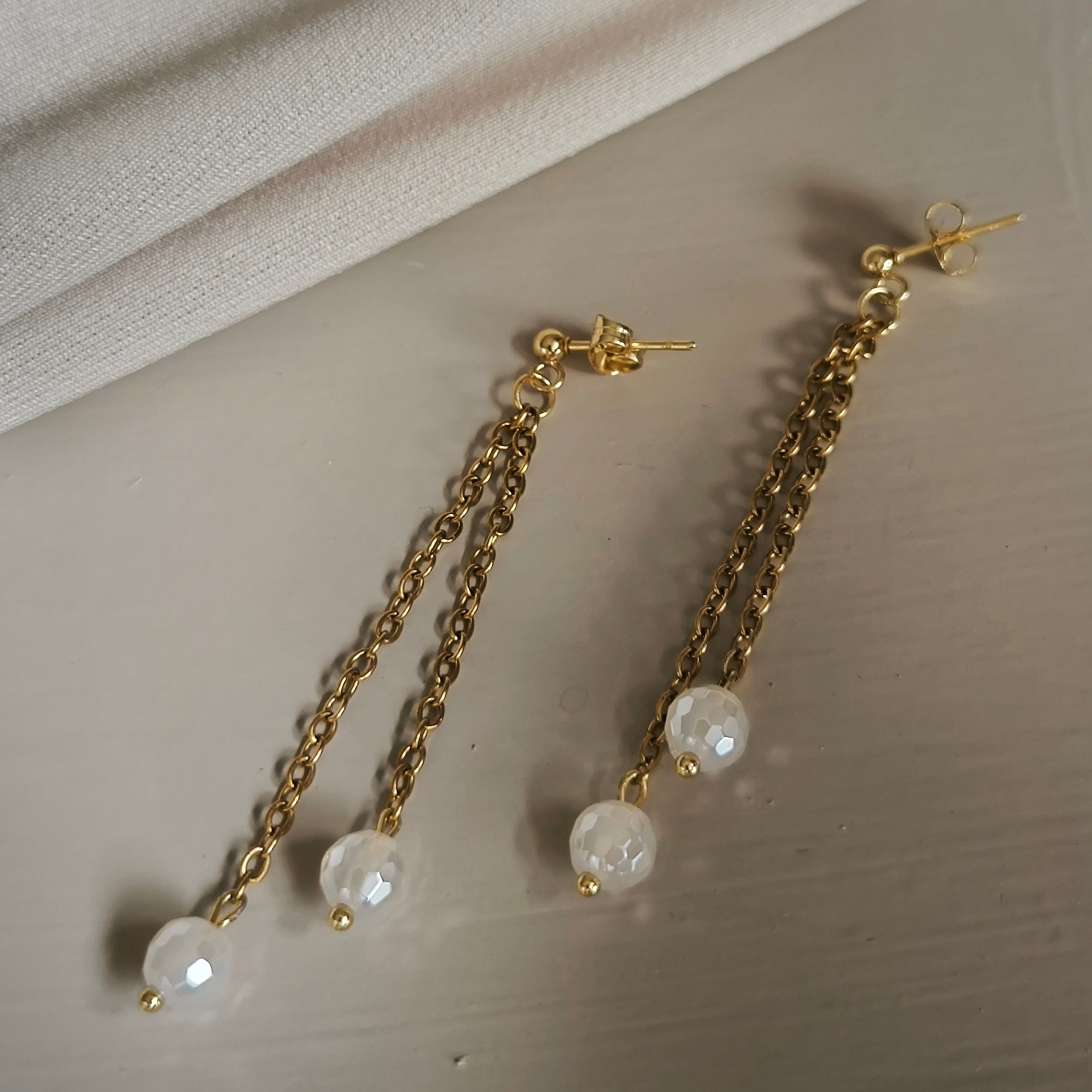 Mineral earrings (Agate)