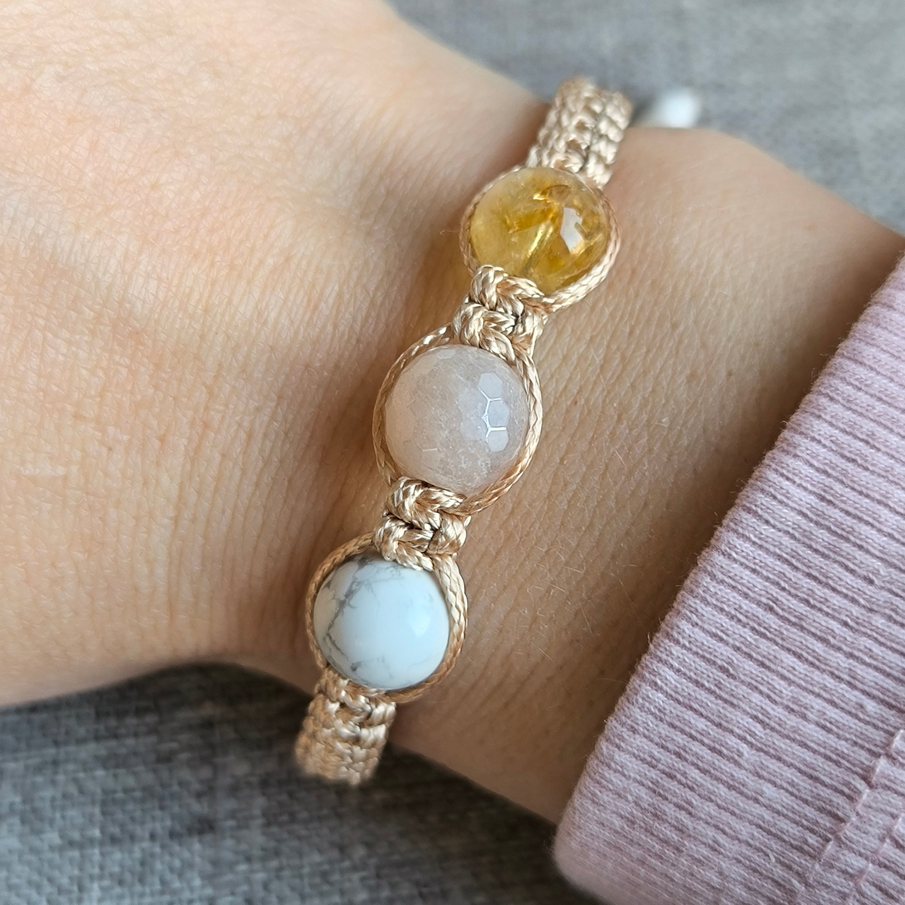 Rac (Howlit, Aventurină, Citrină)