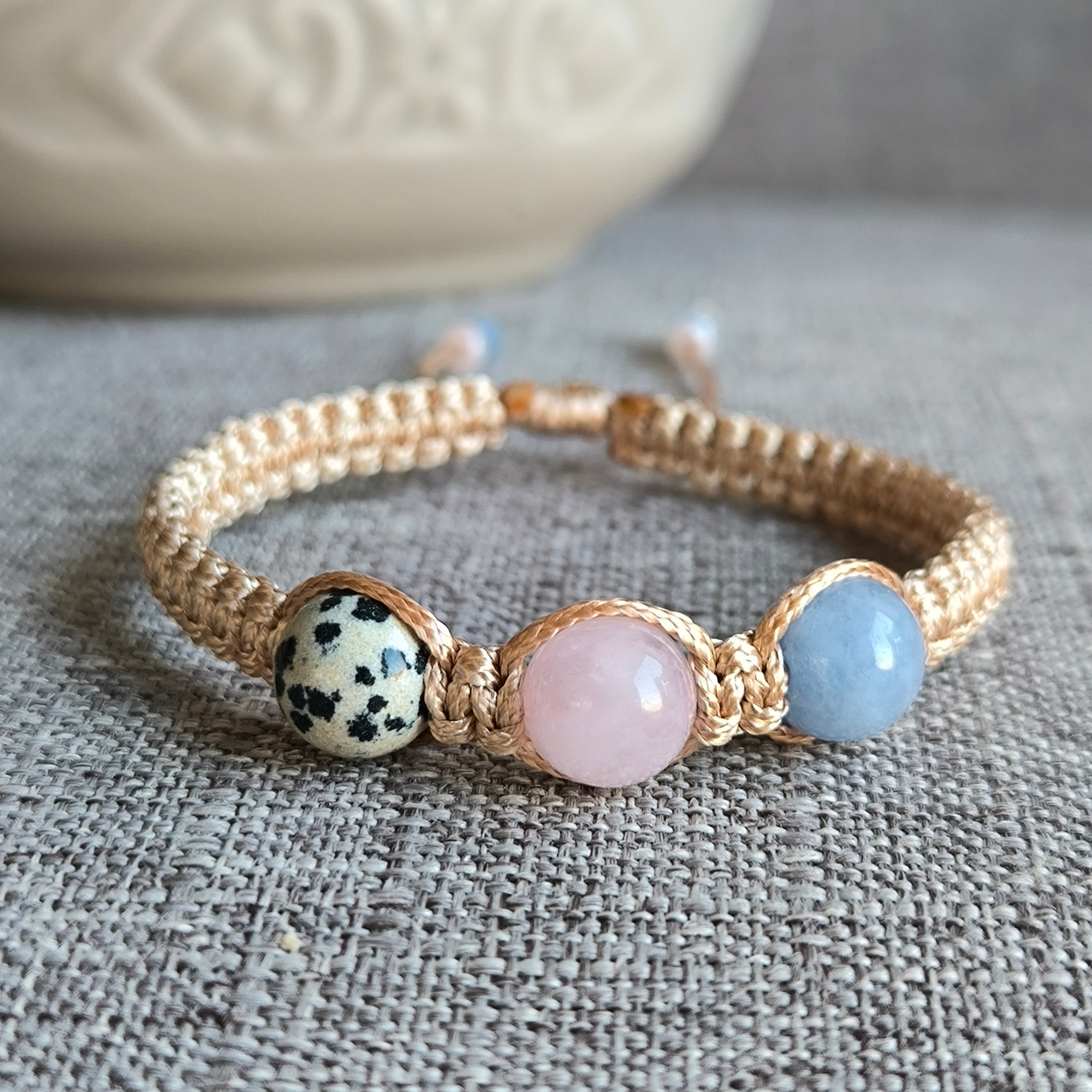 Pești (Jaspis, Cuarț roz, Acvamarin)