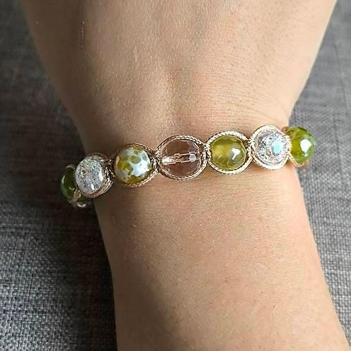 Lime - Brățară minerală (Cristal, Agat) - Marole