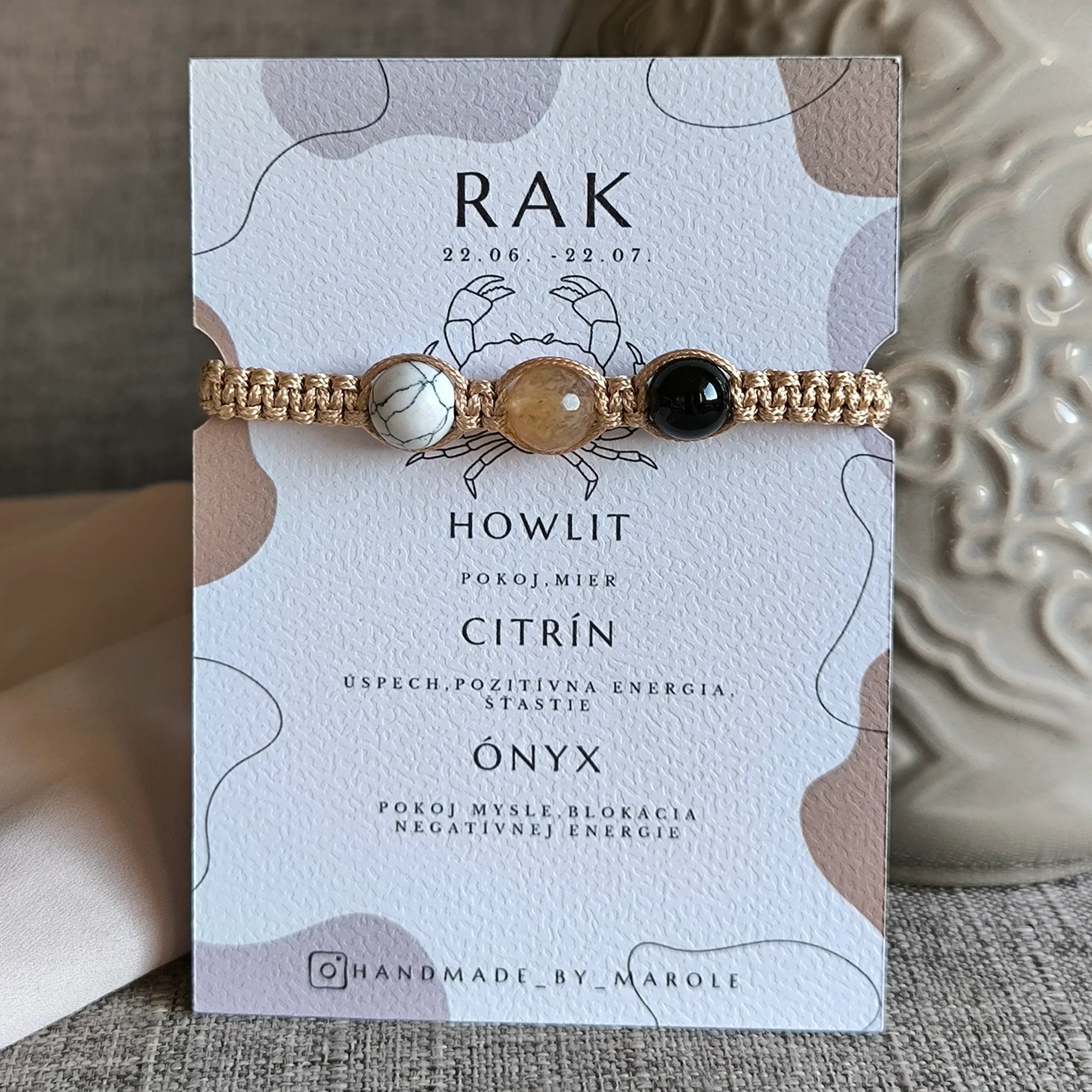 Rac (Howlit, Citrin, Onix) - Marole