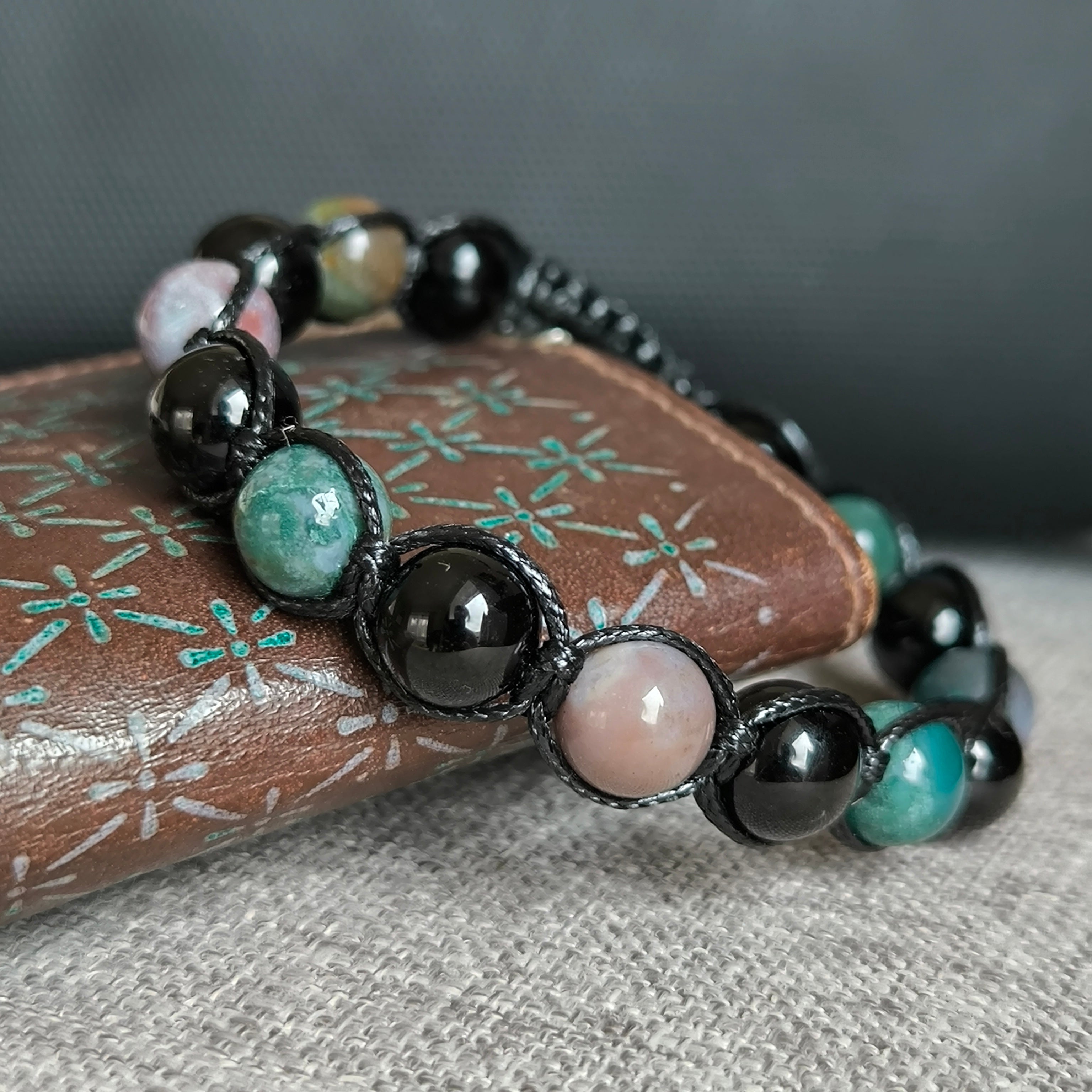 Ripley - Náramok z minerálov (Turmalín, Achát) - Marole